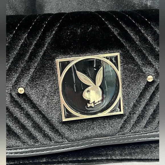 Playboy - Womens Velvet Clutch/Shoulder Purse NWT’s - Picture 2 of 10